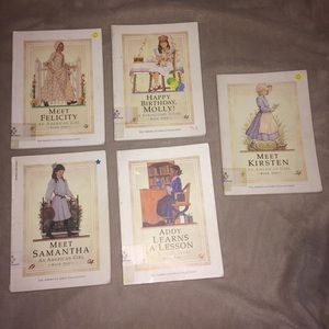 Lot of 5 America girl books